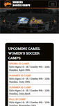 Mobile Screenshot of camelwomenssoccercamps.com